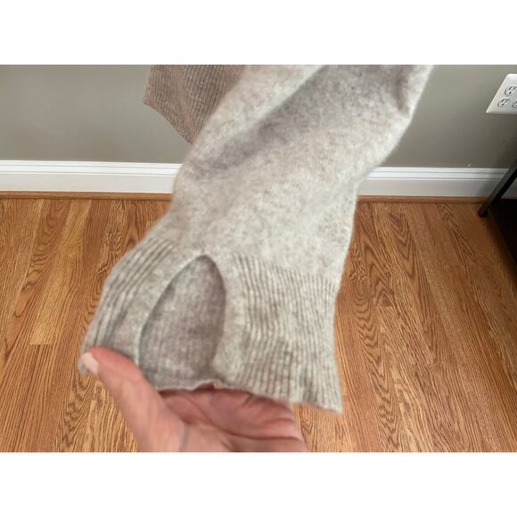 Charter Club 100% Cashmere Beige Long Tunic Turtleneck Sweater, Size S - Picture 6 of 12